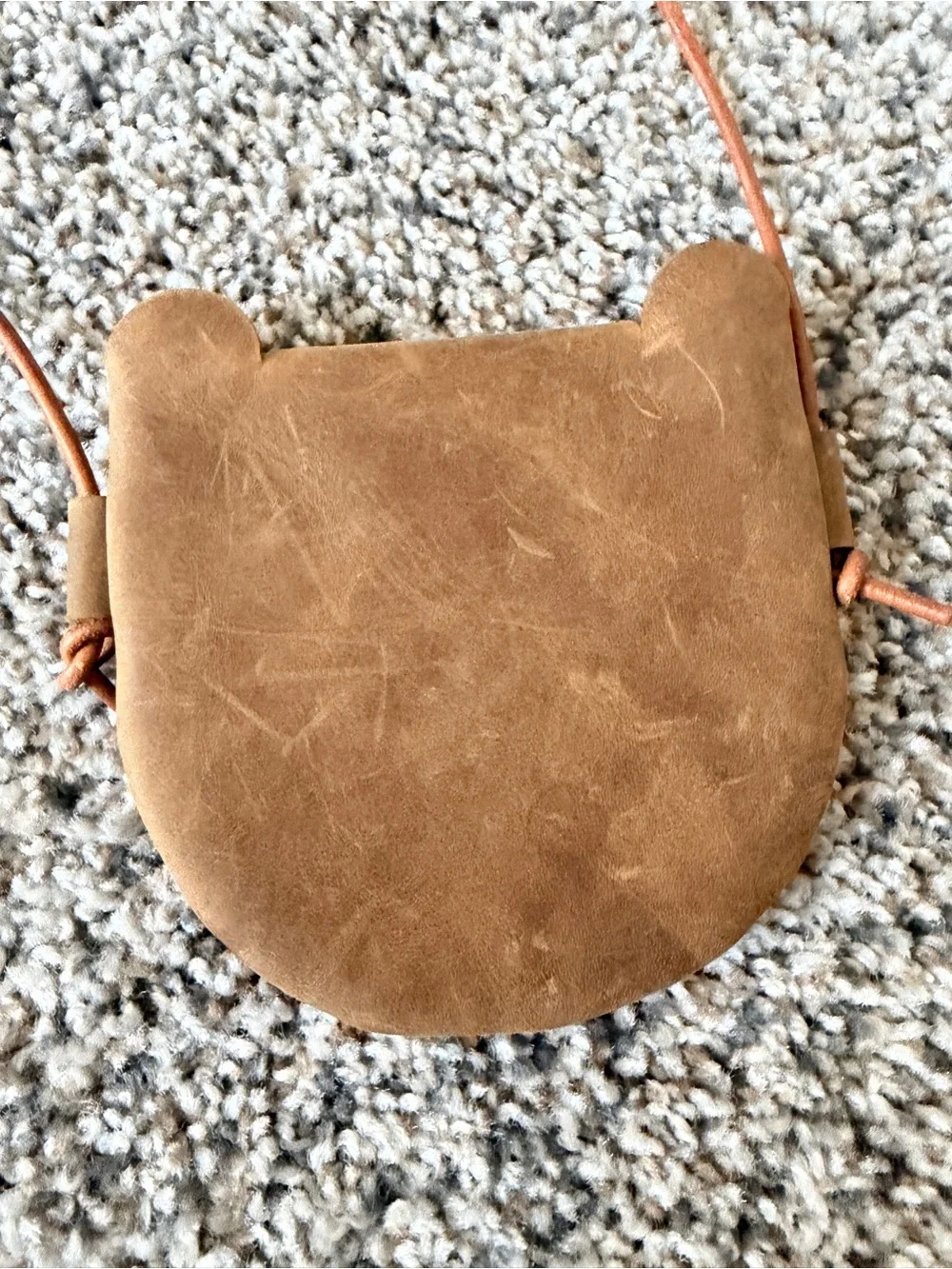 Small Bear 🐻  Brown Leather Child’s Bag